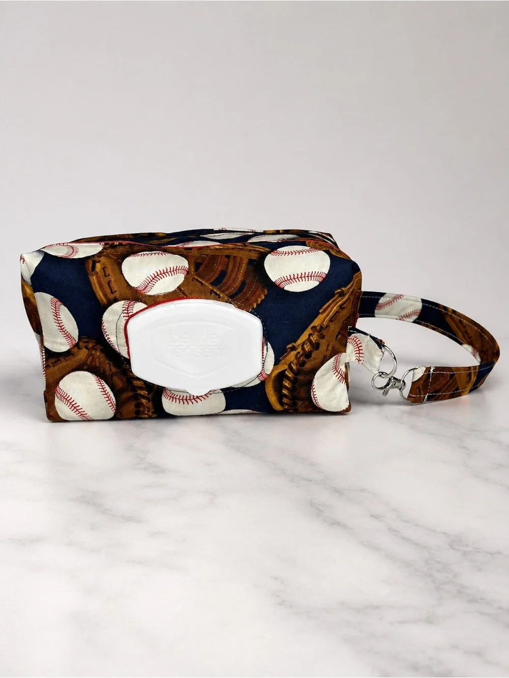 Handmade travel diaper bag double zipper bag